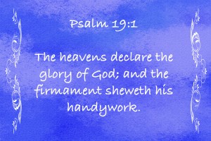 Psalm 19 1 4BL